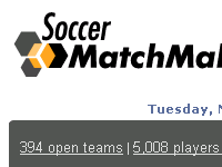 Soccer MatchMaker